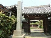 浄光寺の三宅文楽創始者の墓と黒松