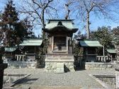 左から『隠居宮』『若宮神社』『八幡神社』『白髭神社』『御鍬神社』